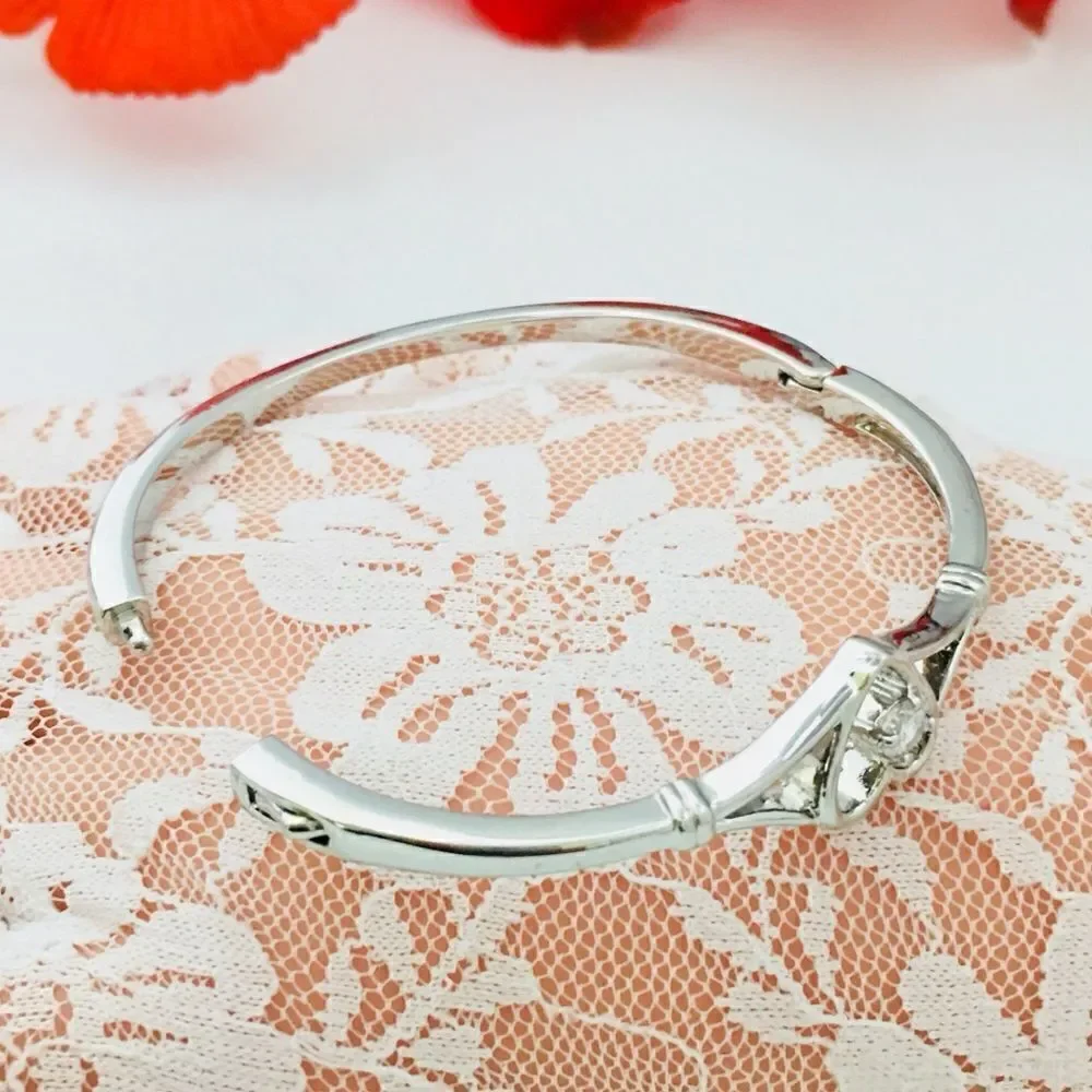 Adorable Heart Cubic Zirconia Bracelet 1018